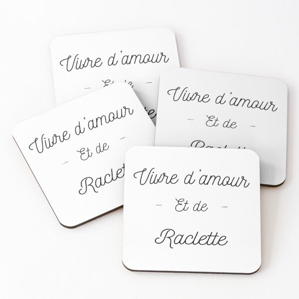 Item preview, Live on love and raclette designed and sold by Curlyhaire.