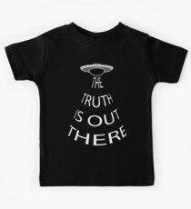 The Truth is Out There (Black) Kids Tee
