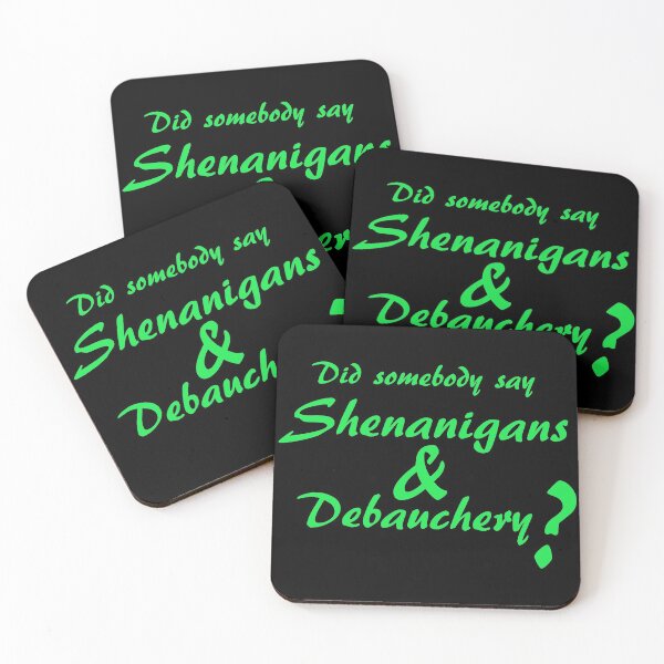 Item preview, Shenanigans & Debauchery designed and sold by LeatherRebel75.