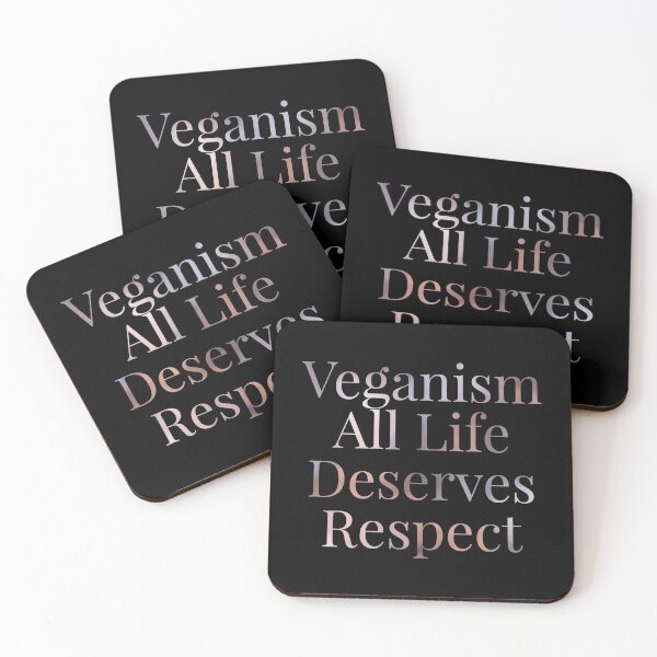 Item preview, Veganism All Life Deserves Respect  designed and sold by stevenwoodcock.