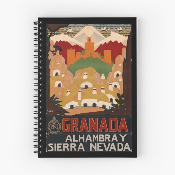Item preview, retro classic Granada poster designed and sold by CorasPosters.