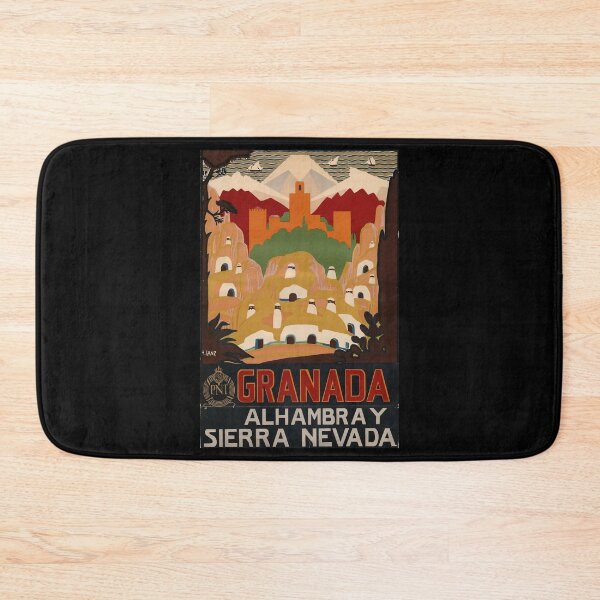 Item preview, retro classic Granada poster designed and sold by CorasPosters.