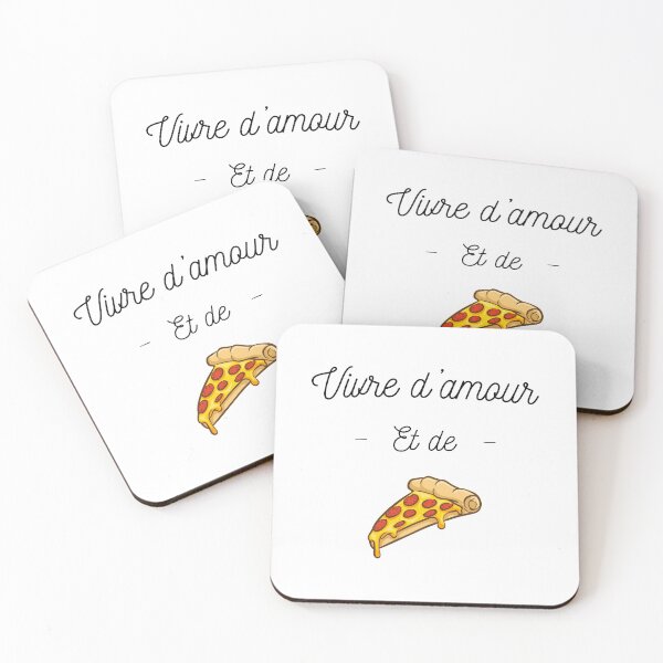 Item preview, Live on love and pizza designed and sold by Curlyhaire.