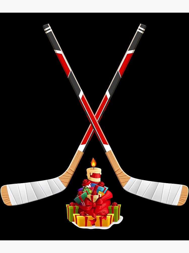 kawaii ice hockey stick sport cartoon funny, Stock vector