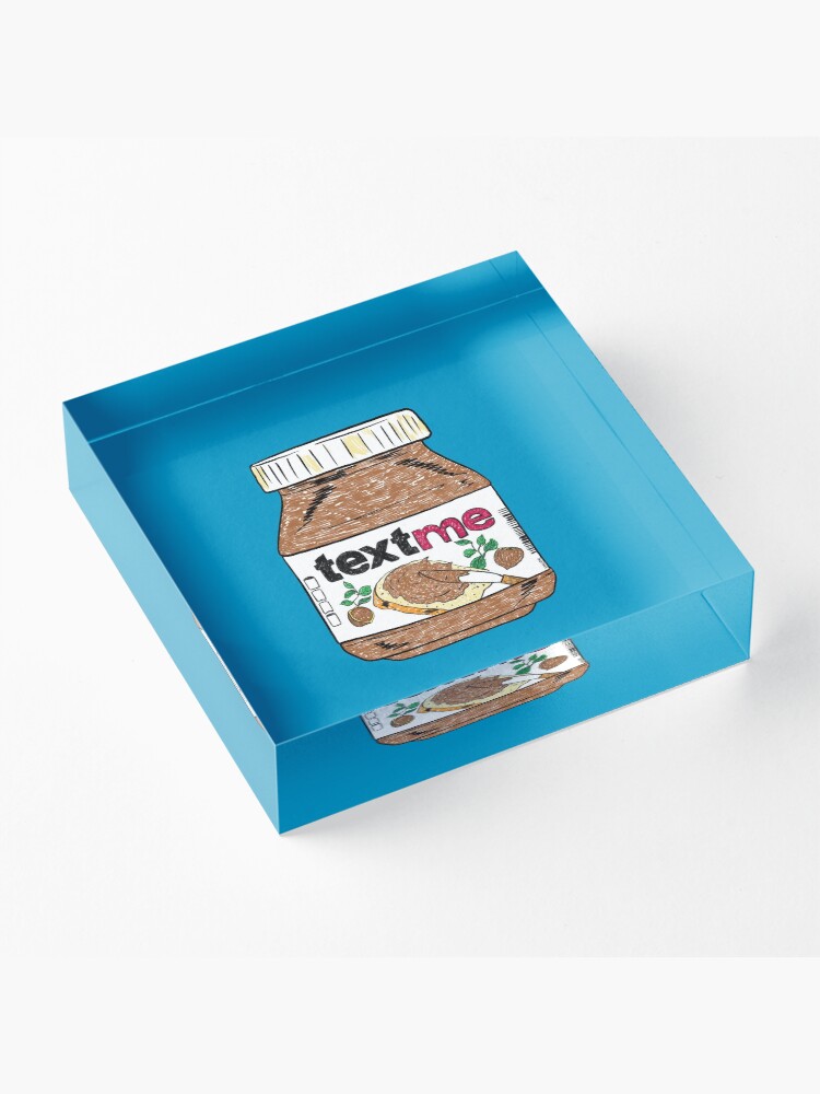 Alternate view of Text Me Acrylic Block