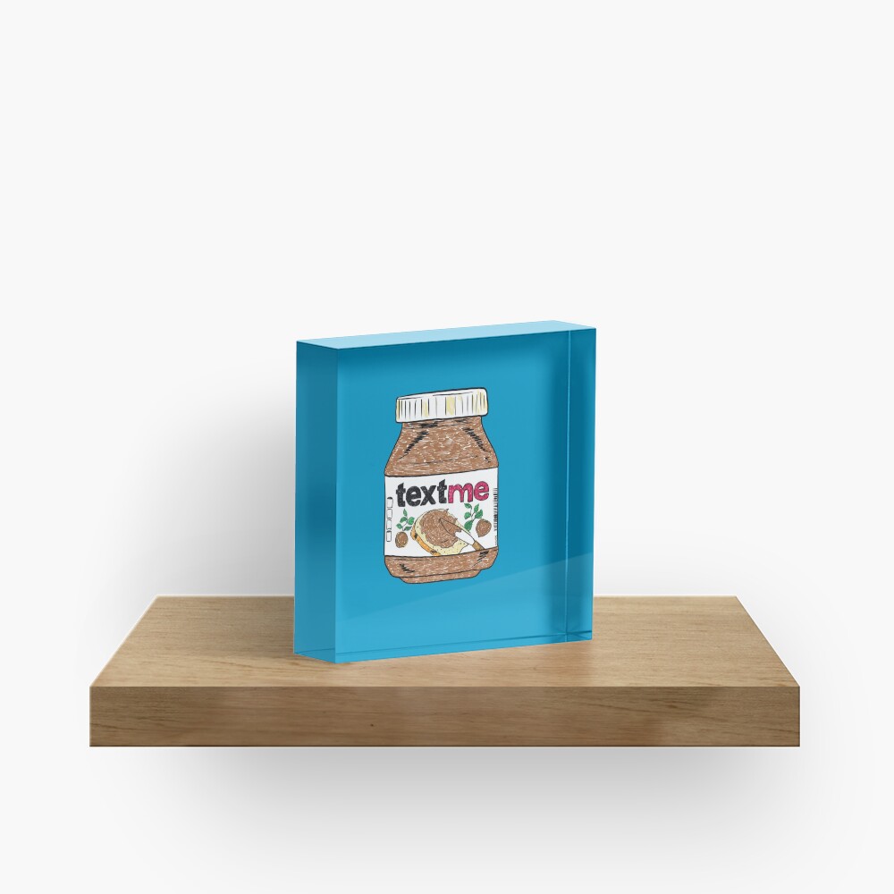 Text Me Acrylic Block