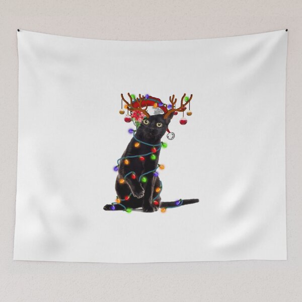 Item preview, Black Cat Christmas Light designed and sold by royaltea111.