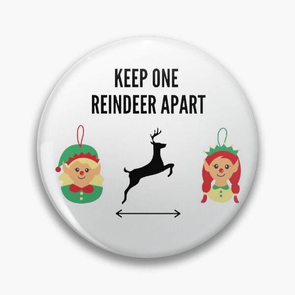 Item preview, Keep One Reindeer Apart designed and sold by HeyFellowKids.