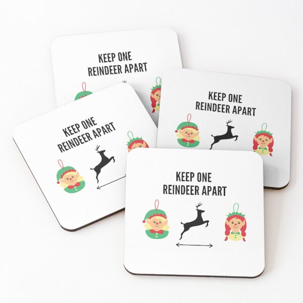 Item preview, Keep One Reindeer Apart designed and sold by HeyFellowKids.