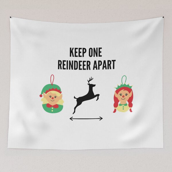 Item preview, Keep One Reindeer Apart designed and sold by HeyFellowKids.