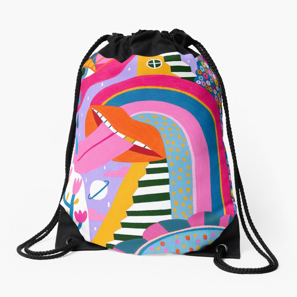 All the things Drawstring Bag