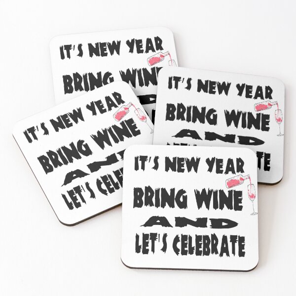 Item preview, its new year bring wine and lets celebrate  designed and sold by ibrastore.