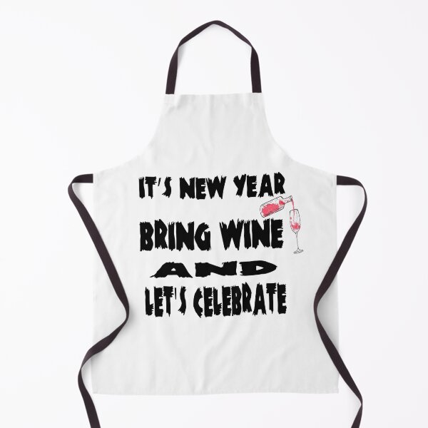Item preview, its new year bring wine and lets celebrate designed and sold by ibrastore.