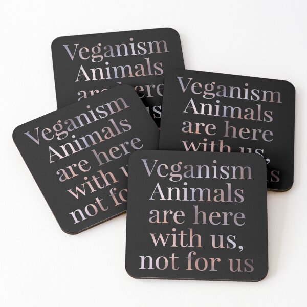 Item preview, Veganism Animals Are Here With Us Not For us designed and sold by stevenwoodcock.