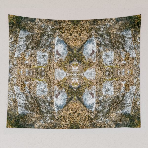 Item preview, Stone wall covered in dried up plants (Pattern) designed and sold by Radibor78.