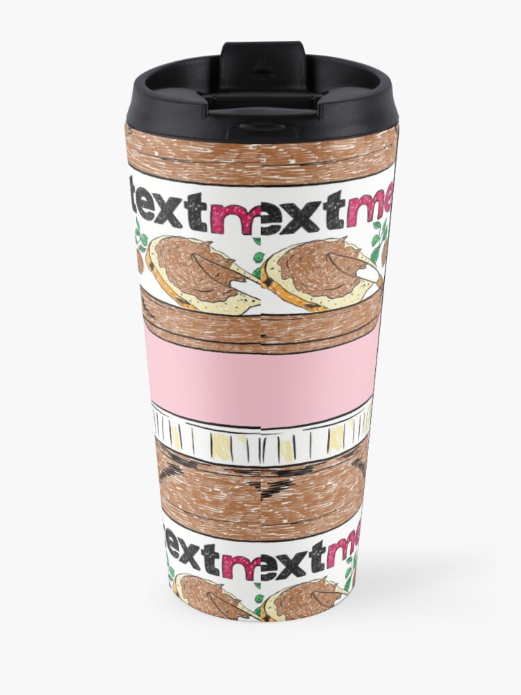 Alternate view of Text Me - Baby Pink Travel Mug