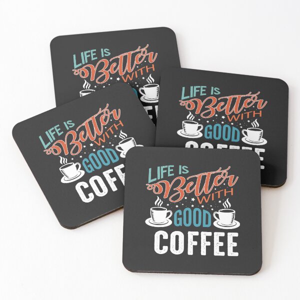 Item preview, Life is better with good coffee designed and sold by shinoshop.