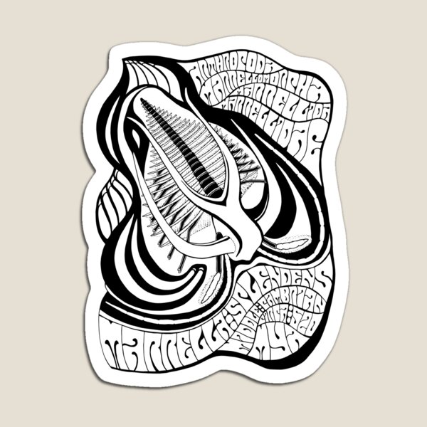 Psychedelic Marrella Magnet