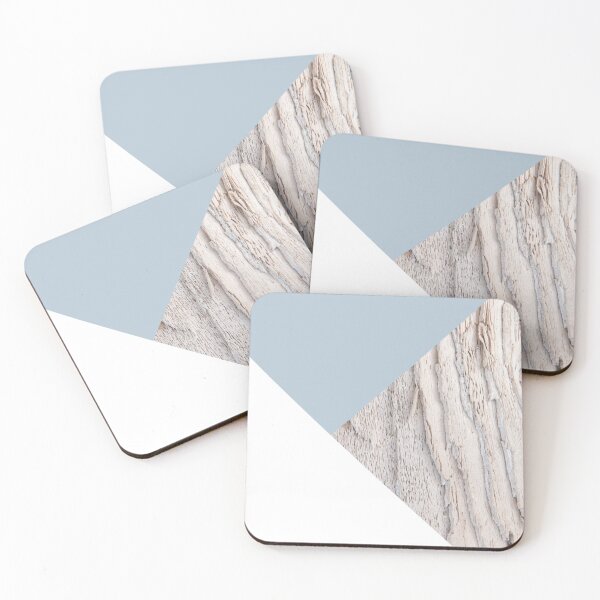 Item preview, Wood meets Baby Blue Geometric #1 #minimal #decor #art designed and sold by Anita's & Bella's Art.