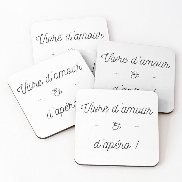 Item preview, Live on love and aperitif designed and sold by Curlyhaire.
