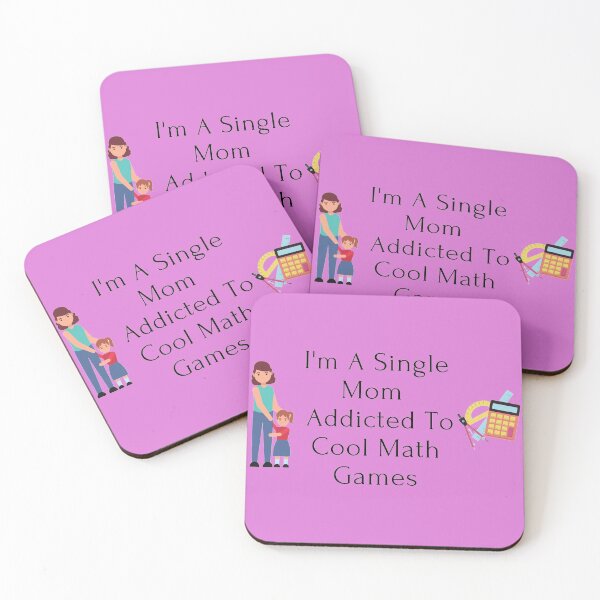 Item preview,  I Am A Single Mom Who Likes To Play Cool Math Games designed and sold by J--Designs.