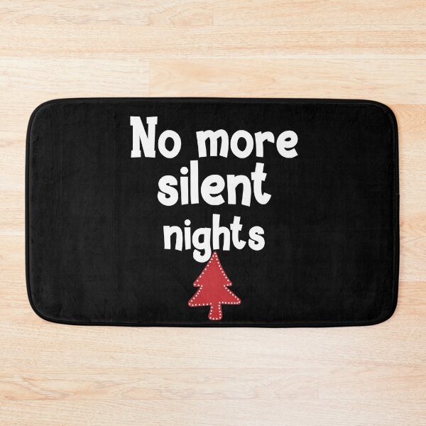 Item preview, No More Silent Nights Christmas Funny Childbirth Announcement Party designed and sold by Akmloza.