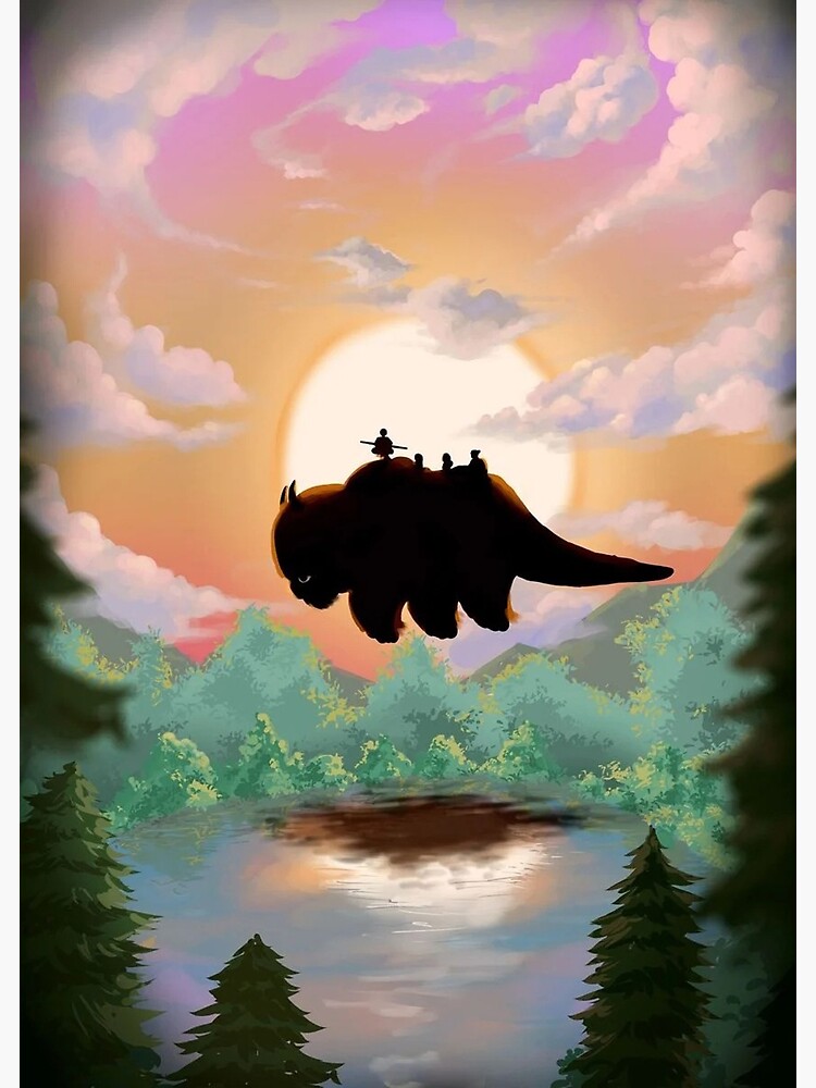 Lámina enmarcada «Avatar the Last Airbender Aang Art - Aang poster ...
