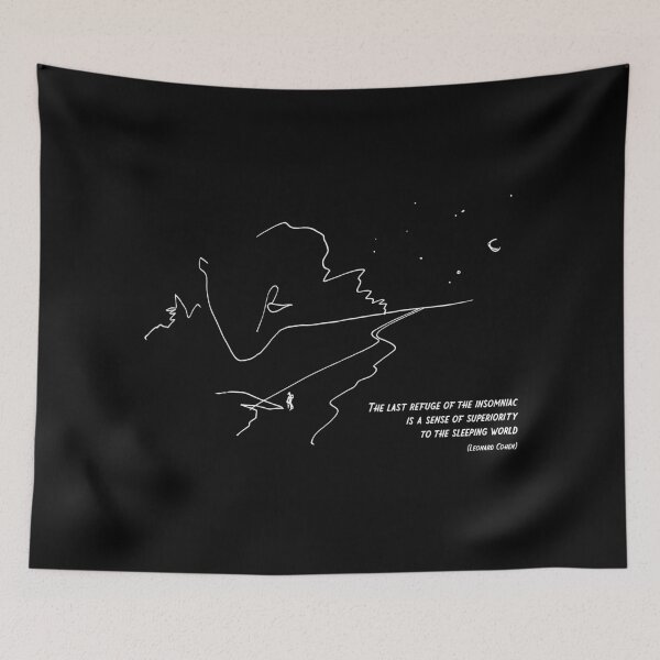 Item preview, Insomniac - Tributo a Leonard Cohen designed and sold by BlackLineWhite.