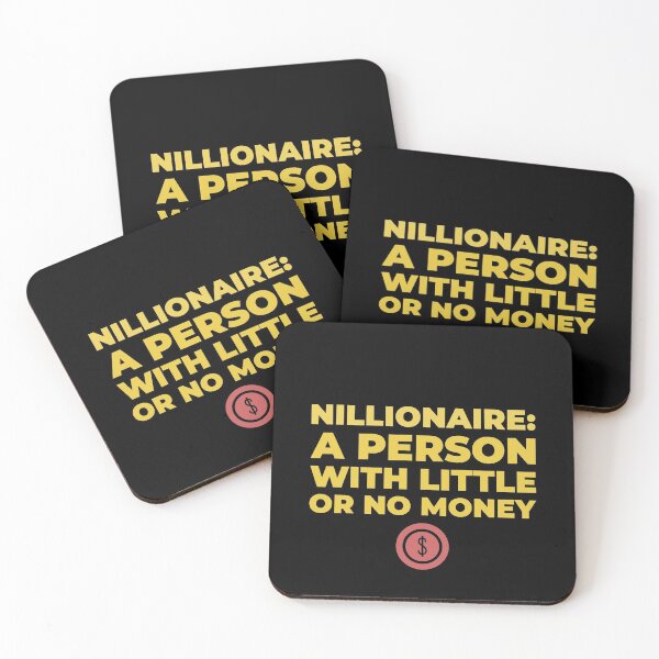 Item preview, Funny Definition - Nillionaire: A Person With Little Or No Money designed and sold by greenchimp.