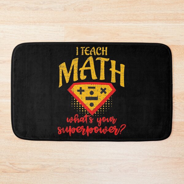 Item preview, Funny Distressed Retro Vintage Math Superpower designed and sold by jcorres.
