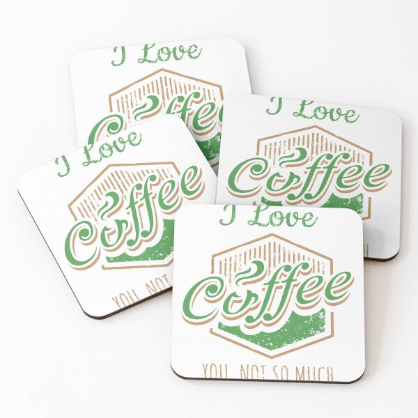 Item preview, I Love Coffee designed and sold by TopBaseline.