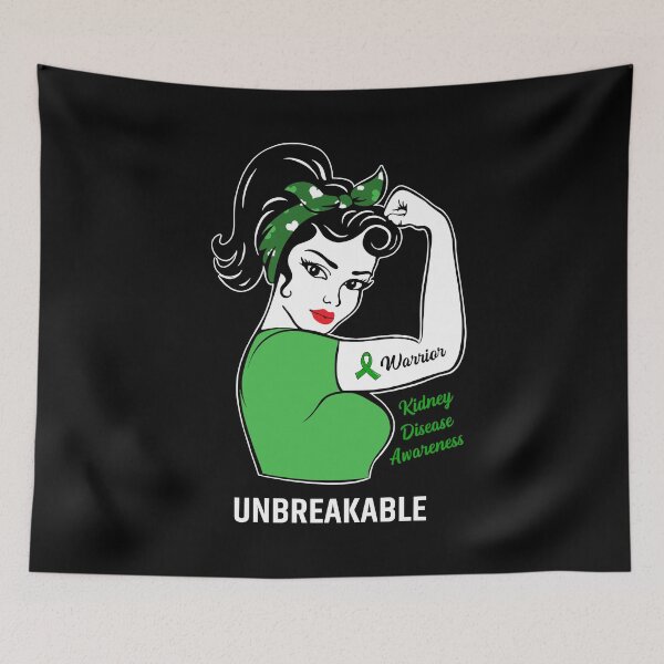Item preview, Strong Unbreakable Kidney Disease Warrior Shirt Awareness Month designed and sold by tuanitus.
