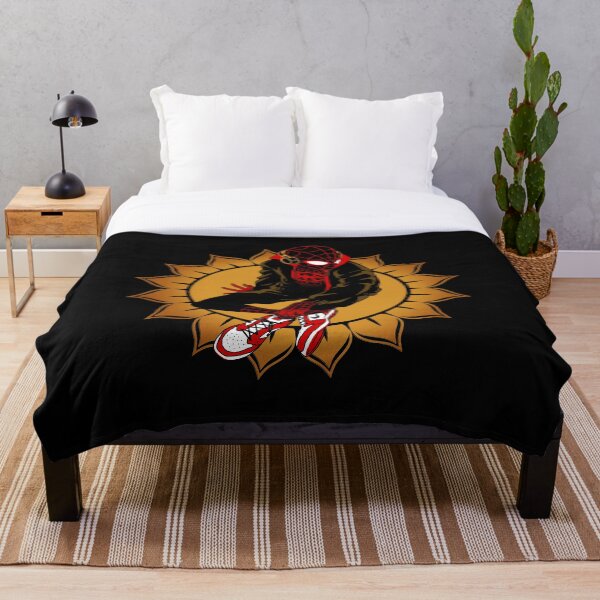 Sunflower Spider Throw Blanket