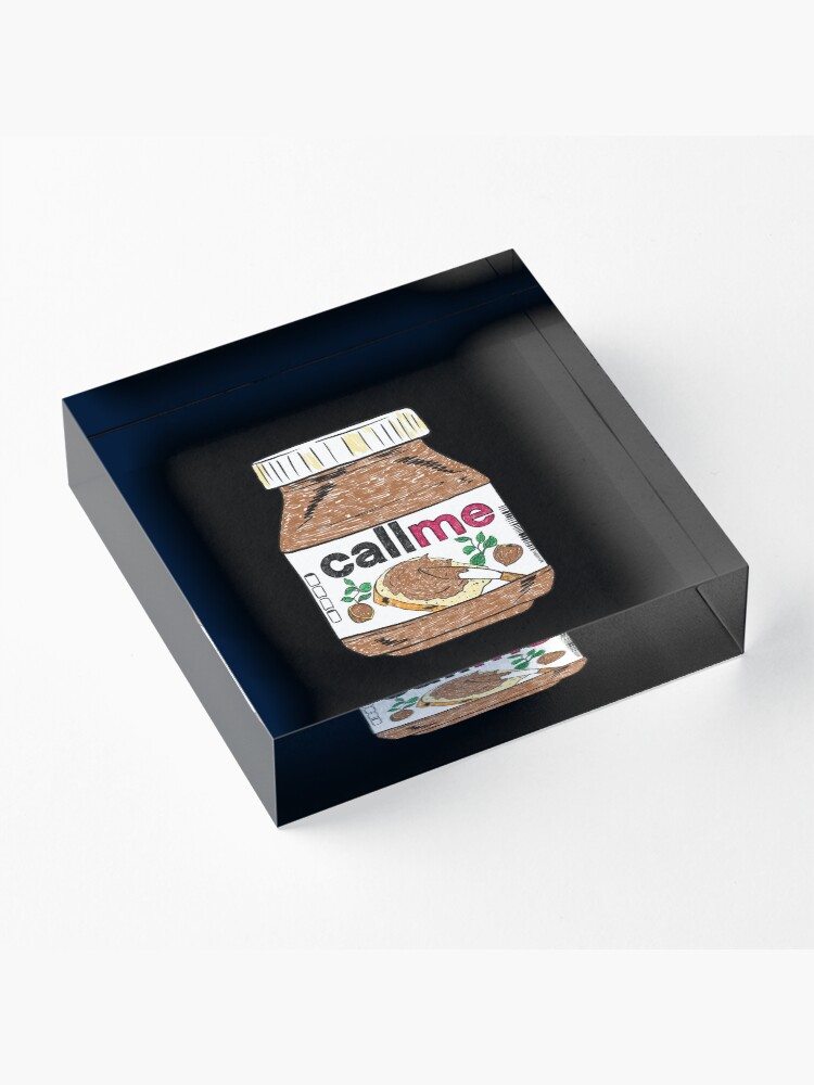 Alternate view of Call Me - Black Acrylic Block