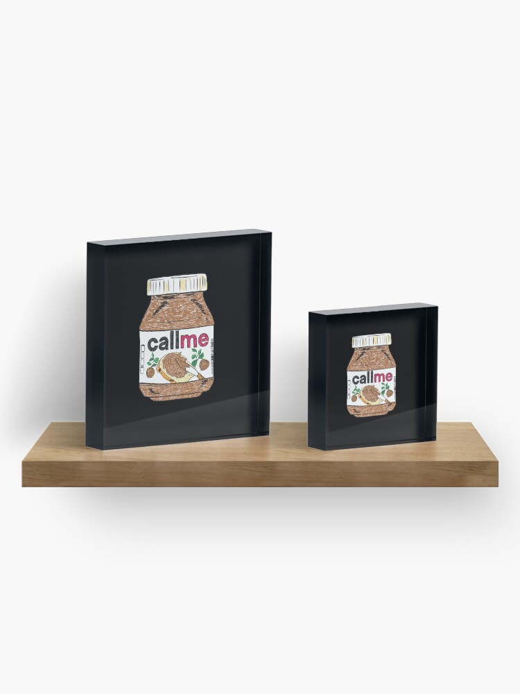 Alternate view of Call Me - Black Acrylic Block