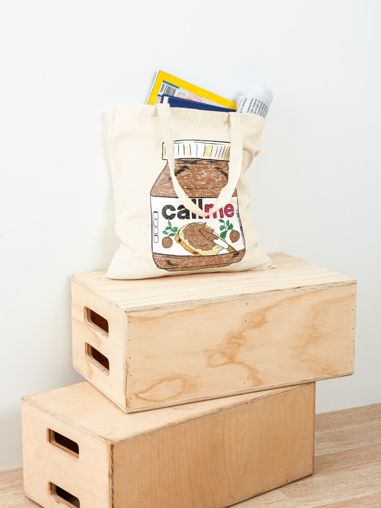 Alternate view of Call Me - Black Tote Bag