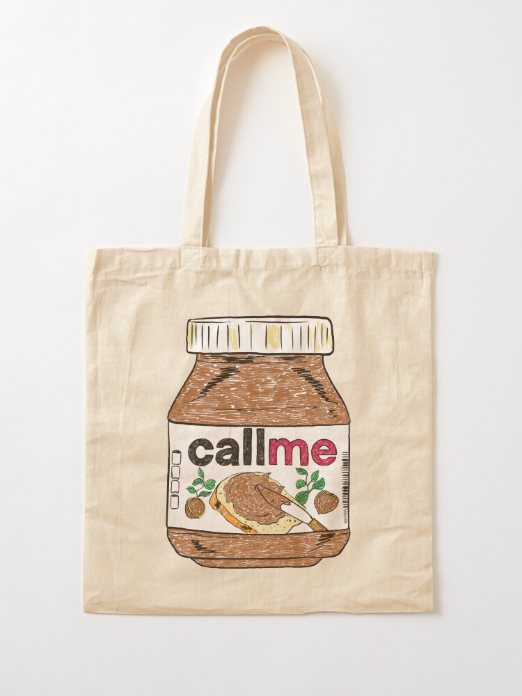 Alternate view of Call Me - Black Tote Bag