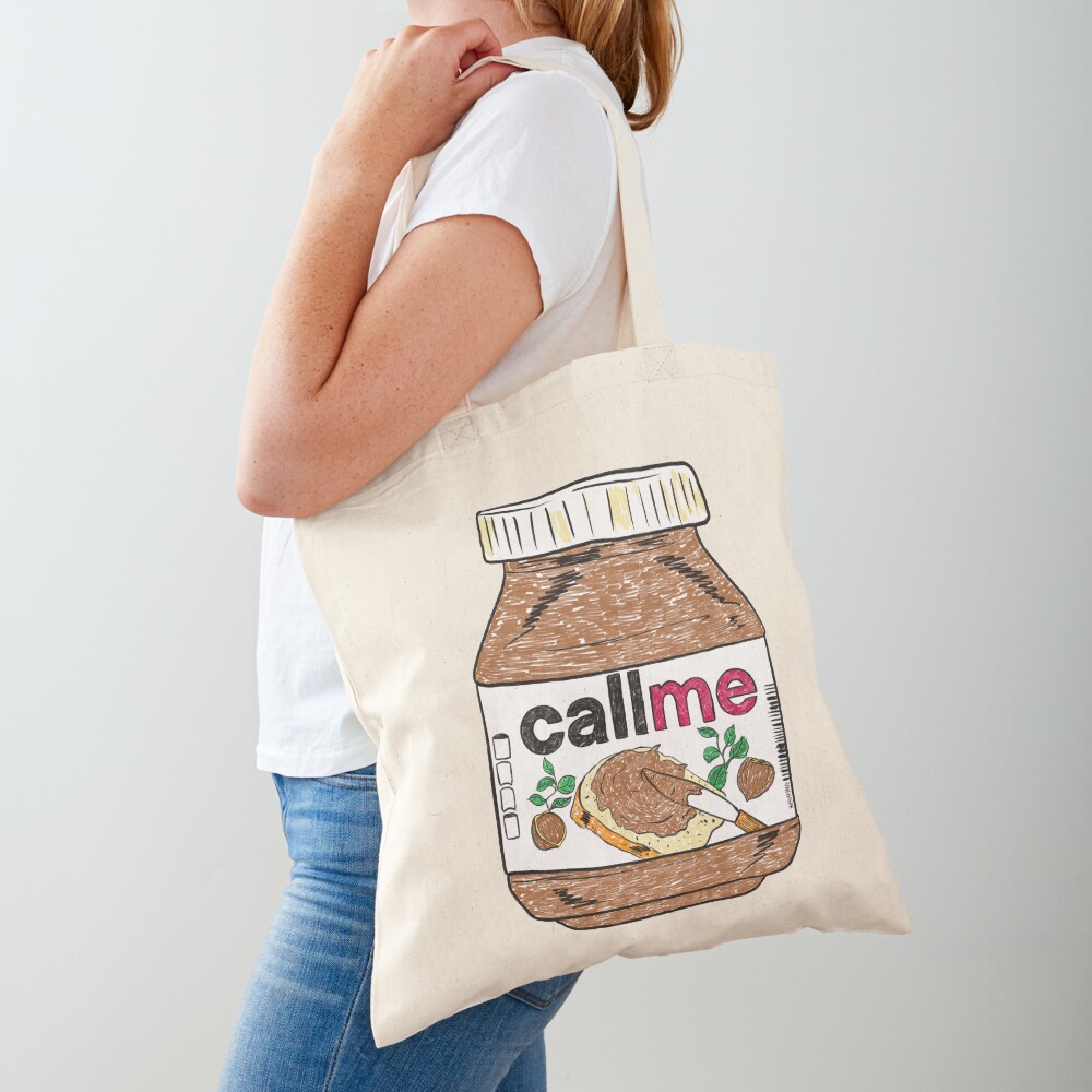 Call Me - Black Tote Bag