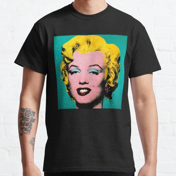 Kleding Herenkleding Overhemden & T-shirts T-shirts T-shirts met print Vintage jaren '80 Boardwalk Art Show Mona Lisa Campbells Soep Pop Art Andy Warhol Streetwear design amerikaanse Top tees tshirt Blauw Xlarge 