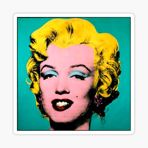 Marilyn Andy Warhol Sticker