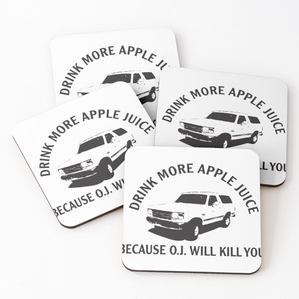 Item preview, drink apple juice because oj will kill you designed and sold by teeesforme.