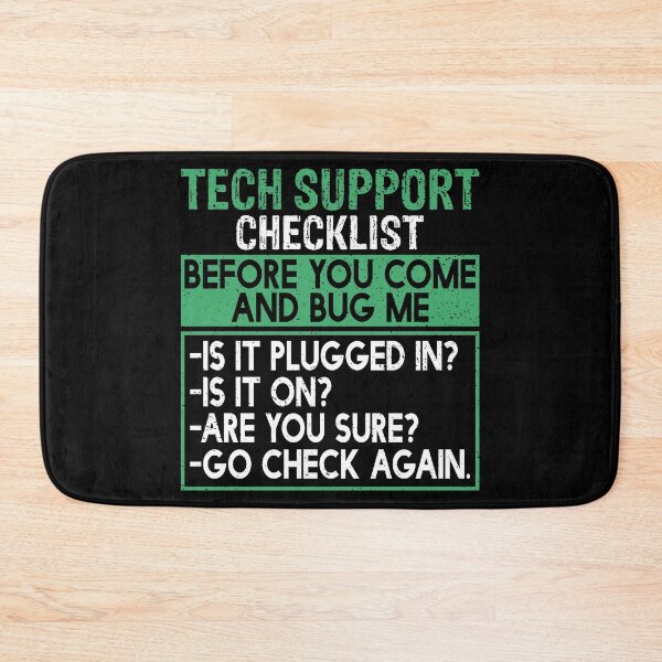 Item preview, Distressed funny retro tech support funny designed and sold by jcorres.