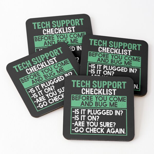 Item preview, Distressed funny retro tech support funny designed and sold by jcorres.