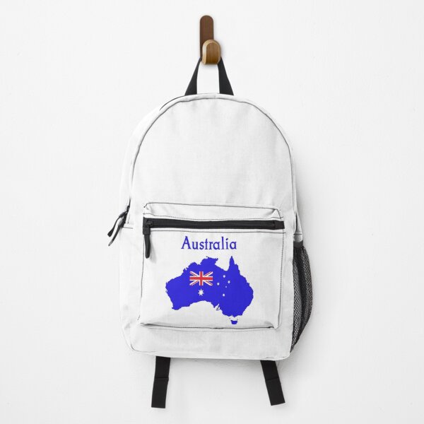 Item preview, Australia Map and Flag designed and sold by FunnyOfferings.