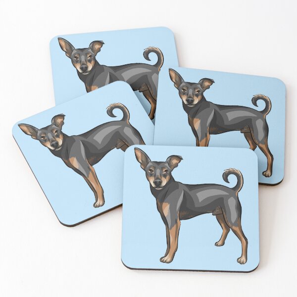 Item preview, Miniature Pinscher | Cute Dog Art designed and sold by shirinsart.