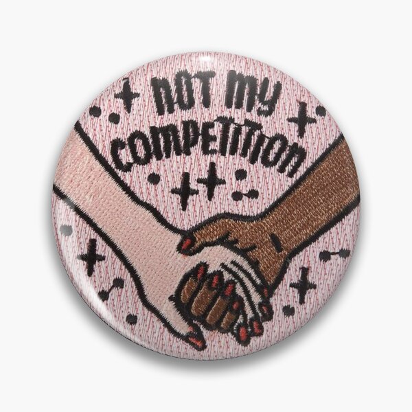 Item preview, Not My Competition Sticker designed and sold by designolo.