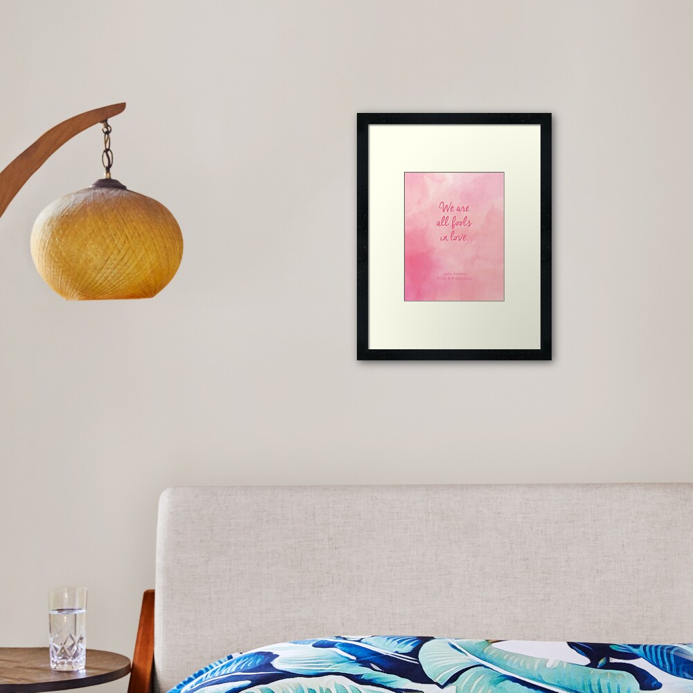 Item preview, Framed Art Print designed and sold by trishajennreads.