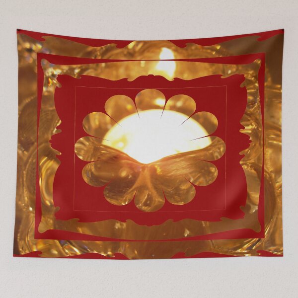 Item preview, warm candle light through glass grapes designed and sold by tbshots.