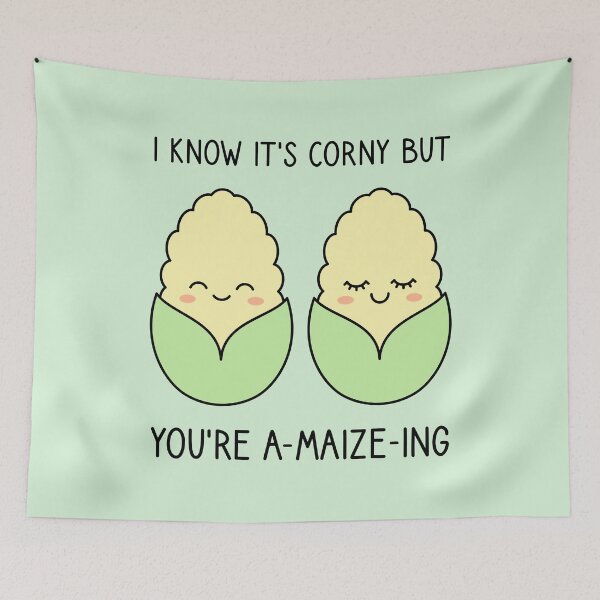 Item preview,  I Know It’s Corny But You’re Amazing designed and sold by TashaVector.