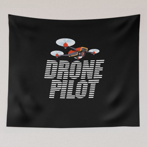 Aperçu de l'œuvre Drone Pilot Quadcopter FPV UAV Racing Gift créée et vendue par Bigup.